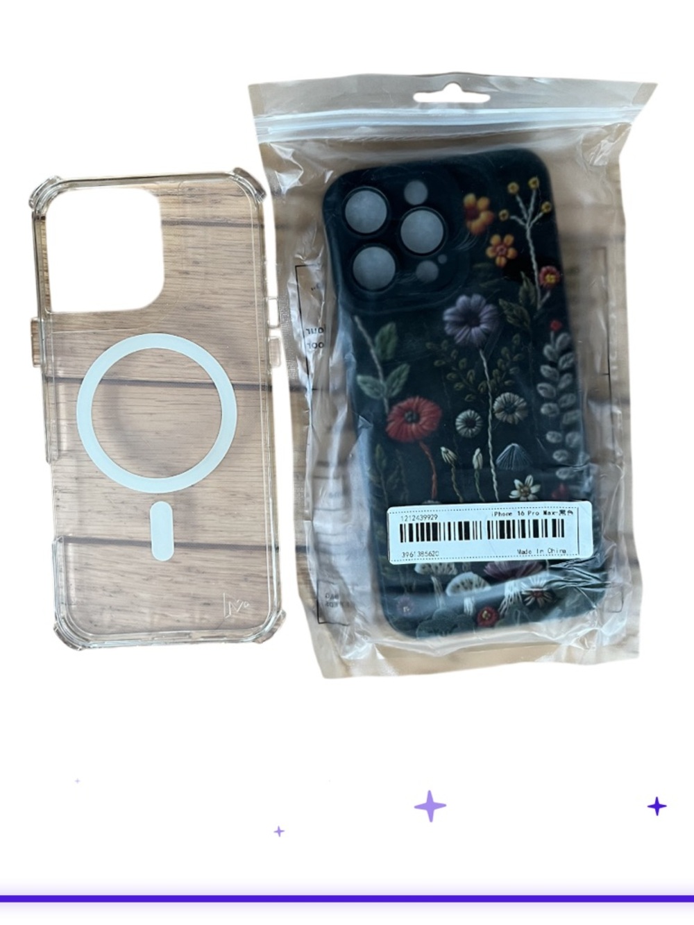 🌟3/$25 🌟 Floral and clear  iPhone pro 16 Case.